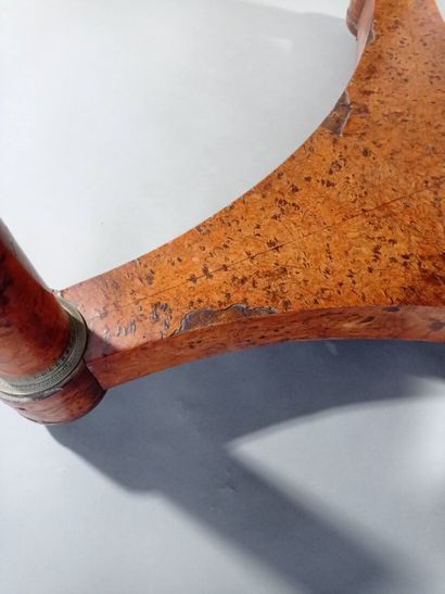 Ensemble de salon en bois de loupe et bois...