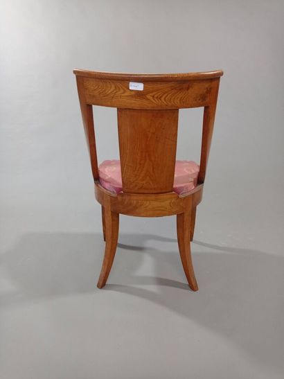 Ensemble de salon en bois de loupe et bois...
