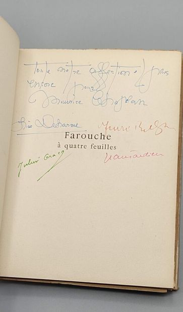 André BRETON, Lise DEHARME, Julien GRACQ...
