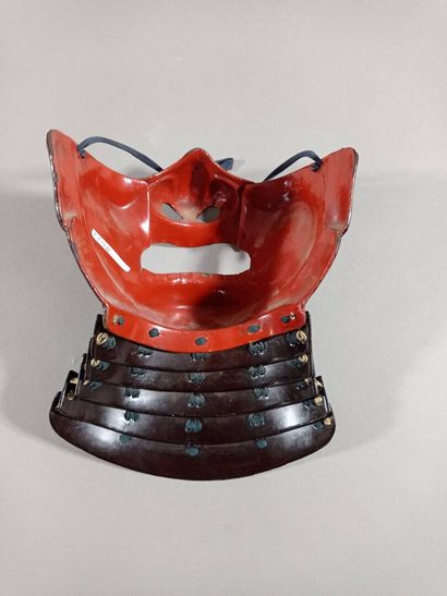 Casque de samouraï suji-bachi kabuto et menpo...