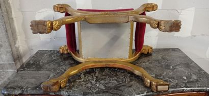 Paire de tabourets dits 