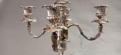 DURAND in Paris.

Pair of important silver...