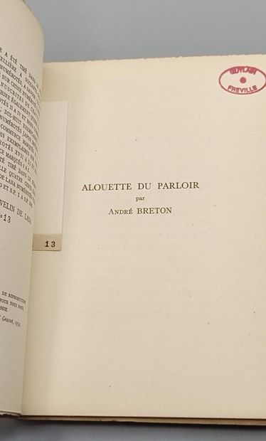 André BRETON, Lise DEHARME, Julien GRACQ...