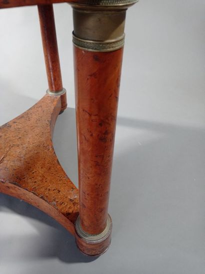 Ensemble de salon en bois de loupe et bois...