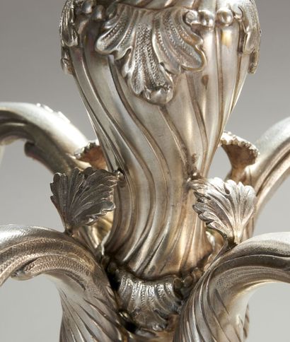 DURAND in Paris.

Pair of important silver...