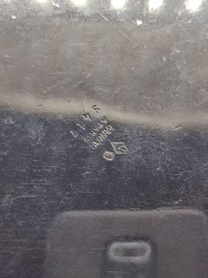 Round silver dish of strong filets model,...
