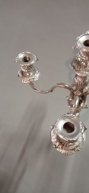 DURAND in Paris.

Pair of important silver...