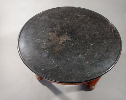 Ensemble de salon en bois de loupe et bois...