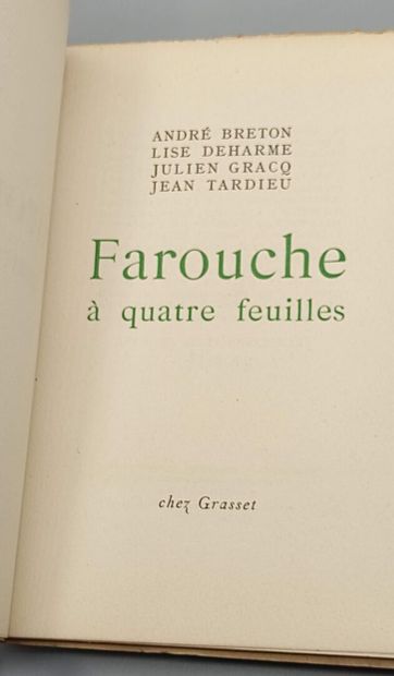 André BRETON, Lise DEHARME, Julien GRACQ...