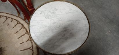 Table de salon en placage de bois de rose...