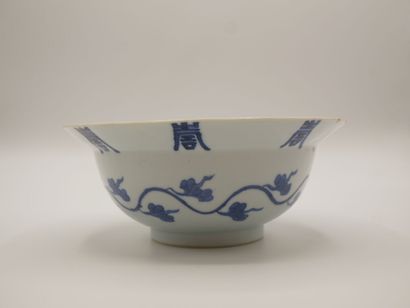 CHINE

Bol en porcelaine bleu et blanche...