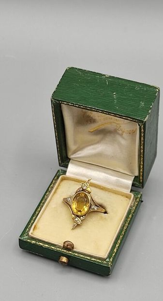 Ch. DUBRET

Bague Art Nouveau en or jaune...
