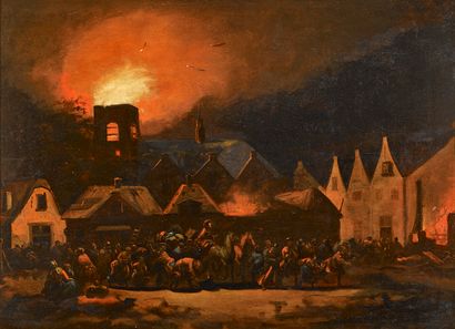 Egbert Van der POEL (1621 - 1664) attribué...