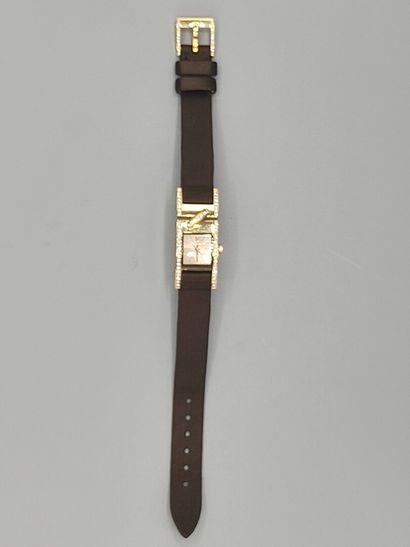 CHAUMET. Modèle LIEN.

Montre de dame, cadran...