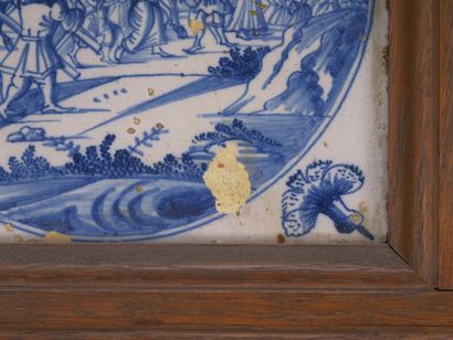 DELFT

Réunion de 10 carreaux de faience...