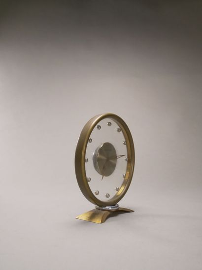 JAEGER LECOULTRE.

Petite pendulette circulaire....