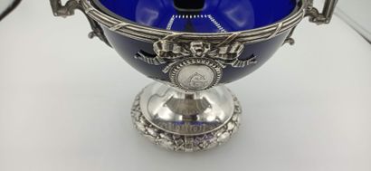 Coupe en argent de style Louis XVI avec ses...