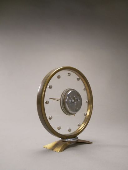 JAEGER LECOULTRE.

Petite pendulette circulaire....