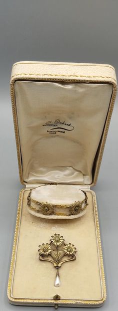 Ch. DUBRET, attribué à.

Parure en vermeil...