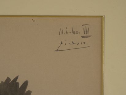 Pablo PICASSO (1881-1973), d'après.

