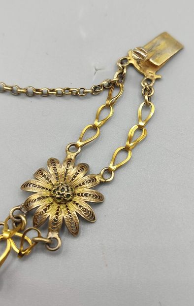 Ch. DUBRET, attribué à.

Parure en vermeil...