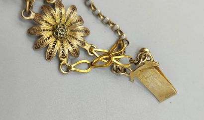 Ch. DUBRET, attribué à.

Parure en vermeil...
