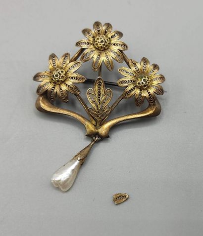 Ch. DUBRET, attribué à.

Parure en vermeil...