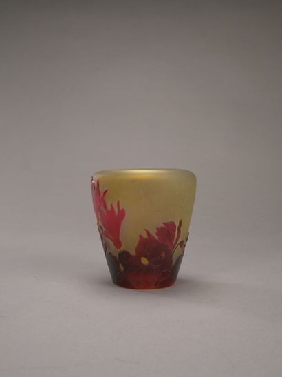 Émile GALLÉ (1846-1904).

Vase en verre nuancé...