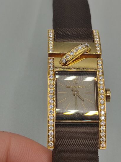 CHAUMET. Modèle LIEN.

Montre de dame, cadran...
