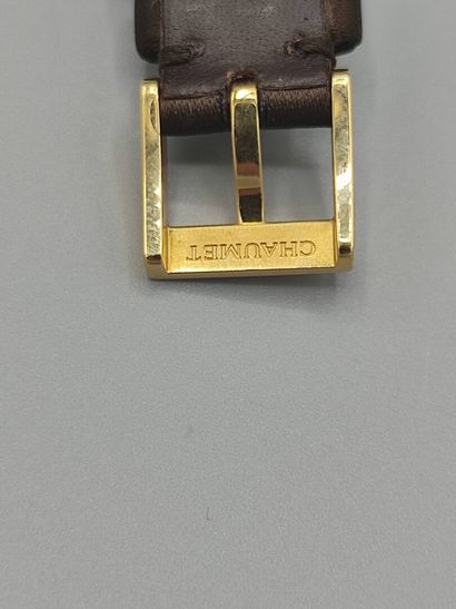 CHAUMET. Modèle LIEN.

Montre de dame, cadran...