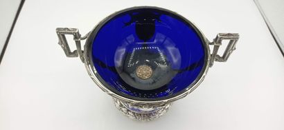 Coupe en argent de style Louis XVI avec ses...