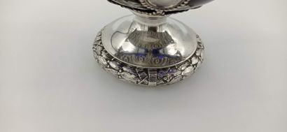 Coupe en argent de style Louis XVI avec ses...