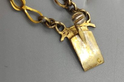 Ch. DUBRET, attribué à.

Parure en vermeil...