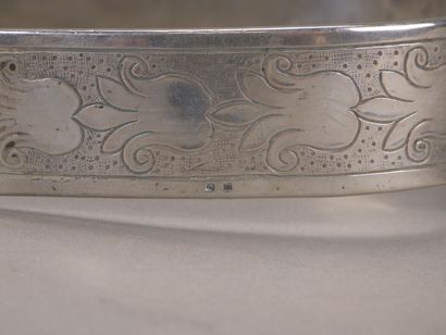 Paire d'eperons à roulettes en argent et...
