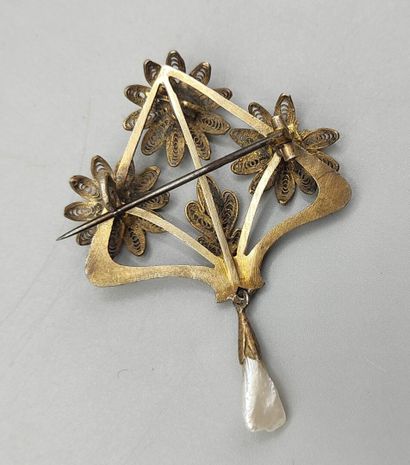 Ch. DUBRET, attribué à.

Parure en vermeil...