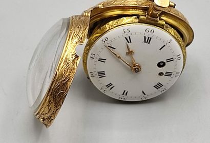 PARIS, 1761.

Montre oignon en or jaune d'époque...