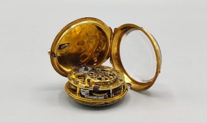 PARIS, 1761.

Montre oignon en or jaune d'époque...