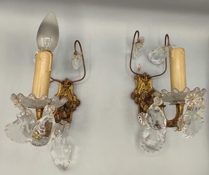 E. MULLER.

Paire d'appliques en bronze à...