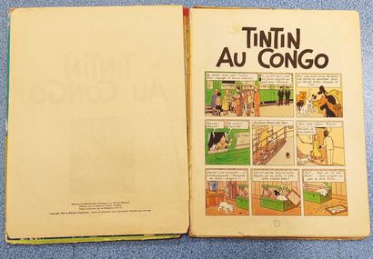 HERGE.

Réunion de 8 albums des aventures...