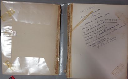 Manette comprenant:

- Un lot de livre (Tintin...