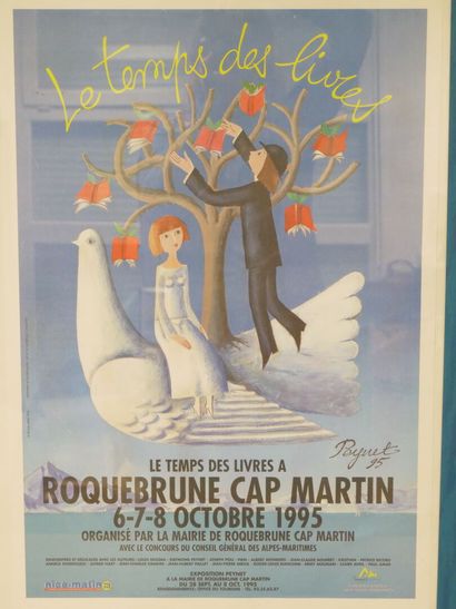 Petite affiche Peynet.

