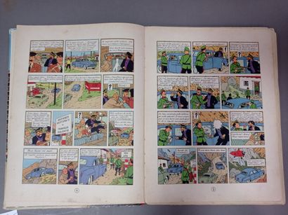 Manette comprenant:

- Un lot de livre (Tintin...