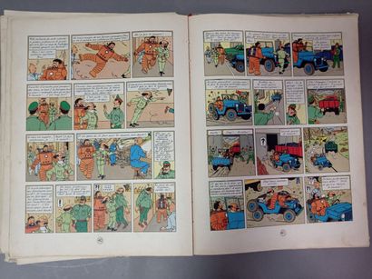 Manette comprenant:

- Un lot de livre (Tintin...