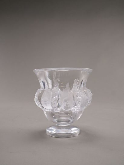 LALIQUE, France.

Vase modèle « DAMPIERRE...