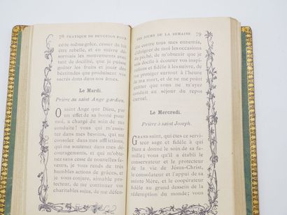 5 ouvrages religieux comprenant:

- GEOFFROY,...