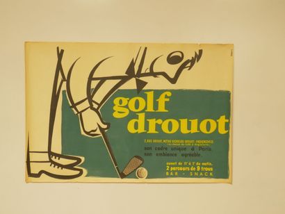 GOLF DROUOT.

Affiche en couleur.

Imprimée...