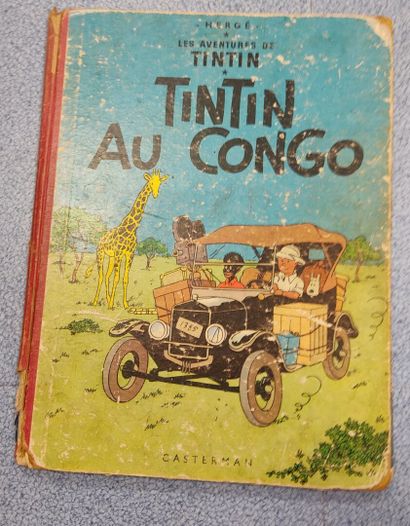HERGE.

Réunion de 8 albums des aventures...