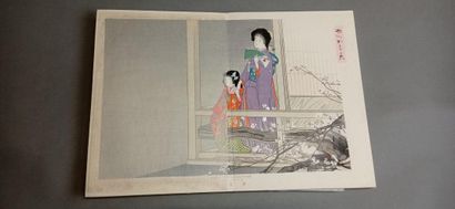 JAPON.

Ouvrage contenant 13 estampes (6...