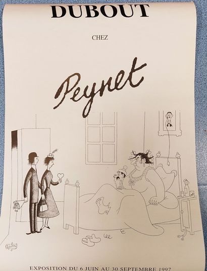 Lot d'affiches Peynet enroulées.

On y joint...