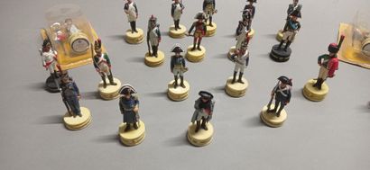 21 soldats de plomb représentant Napoléon...